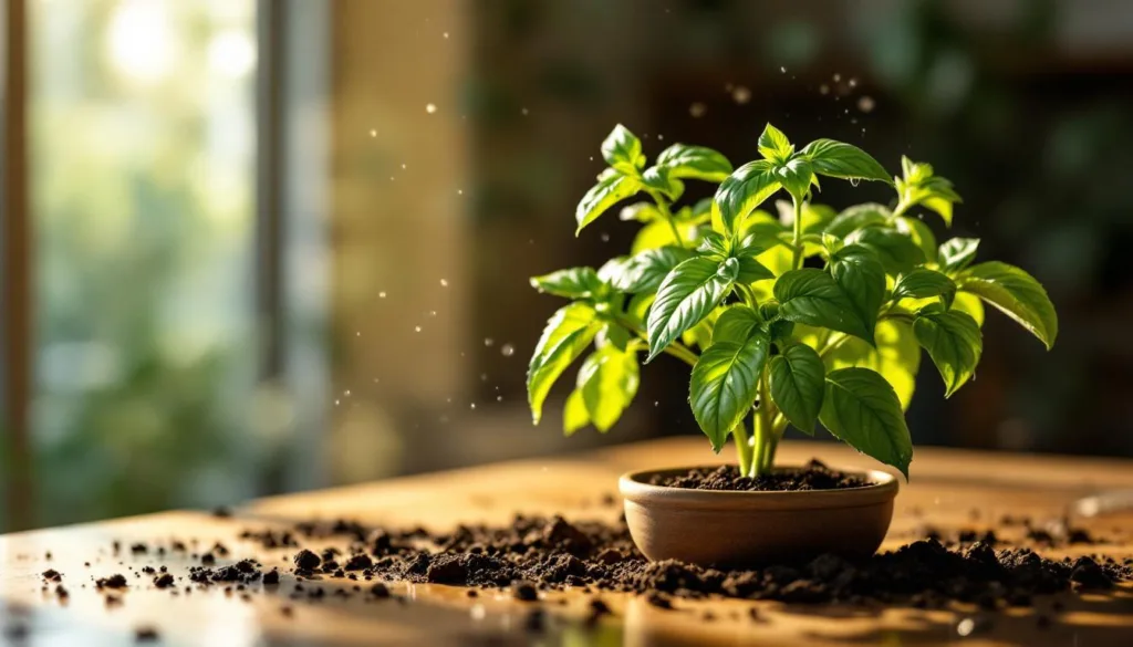 scopri il trucco semplice con l'acqua che mantiene il basilico rigoglioso tutto l'anno senza usare fertilizzanti o terriccio nuovo.