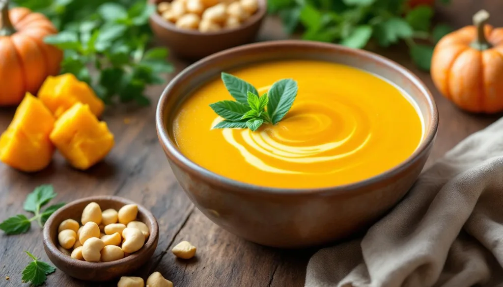 scopri l'ingrediente segreto che rende la vellutata di zucca incredibilmente cremosa, senza usare panna né burro.