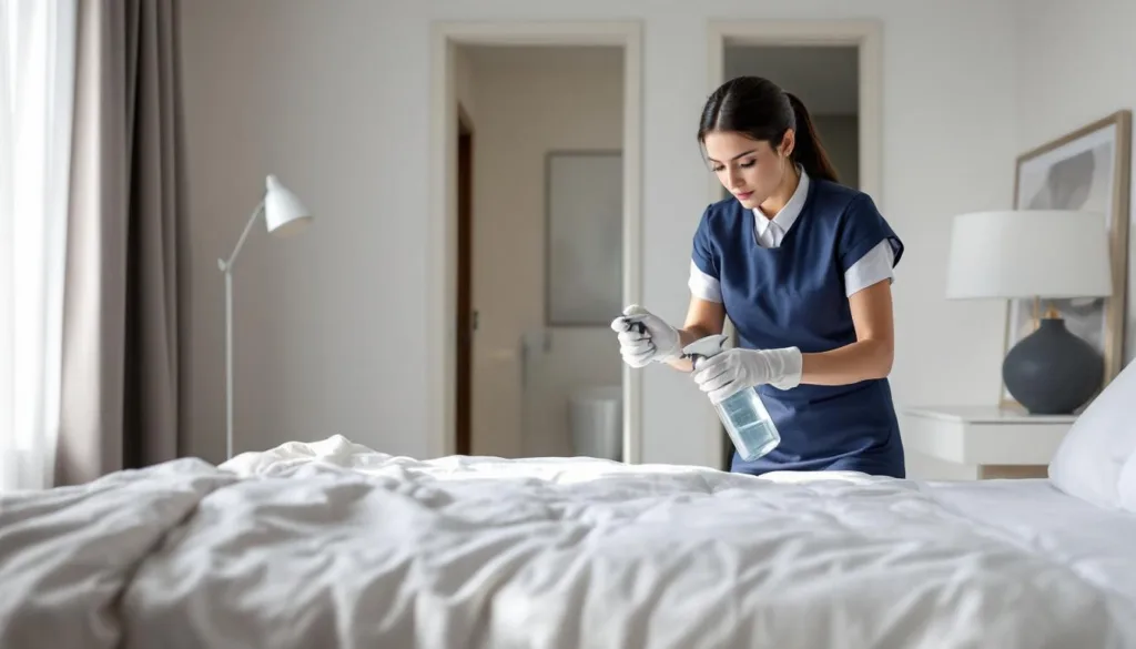 scopri perché gli hotel spruzzano sempre questo prodotto sui materassi prima del check-in e come garantisce un soggiorno pulito e confortevole per tutti gli ospiti.