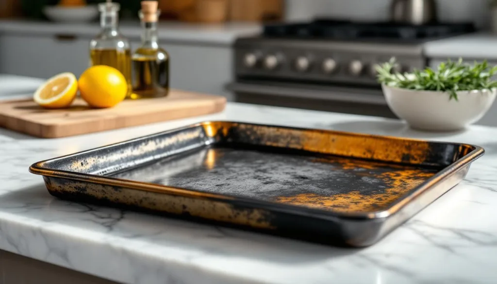 scopri il segreto per far brillare la tua teglia bruciata senza fatica e senza strofinare: un metodo semplice ed efficace per riportarla come nuova.