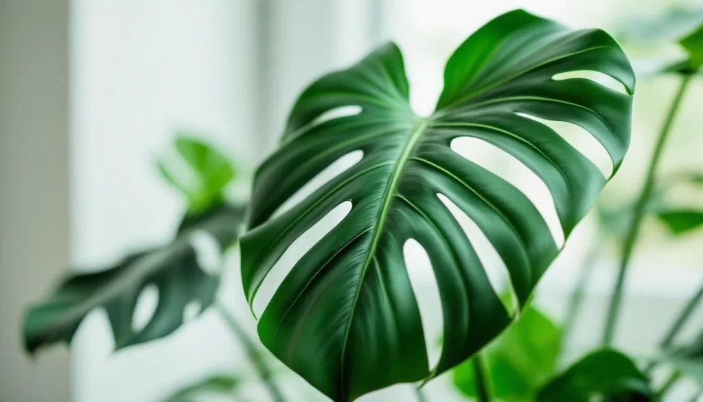 scopri i motivi per cui le foglie della tua monstera non crescono grandi e forate come dovrebbero e impara come prenderne cura al meglio per farle sviluppare in modo sano.