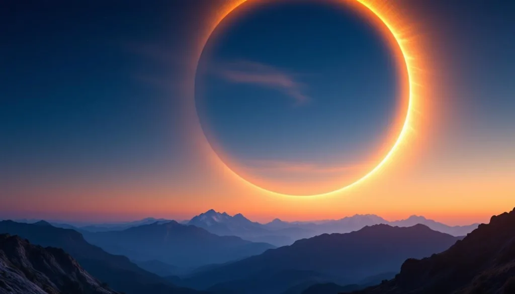 scopri perché l'eclissi anello di fuoco di febbraio sarà visibile soltanto in un orario preciso e come non perdere questo spettacolo celeste unico.