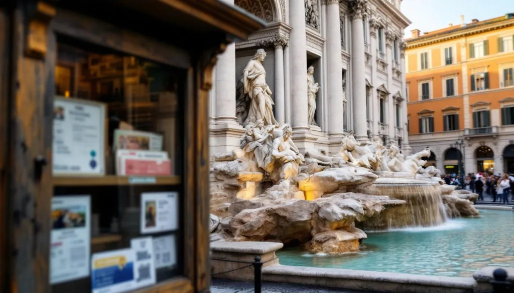 scopri perché viene venduto il biglietto per visitare la fontana di trevi, un monumento che dovrebbe essere accessibile gratuitamente a tutti i visitatori.