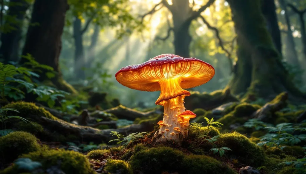 scopri il fungo leggendario nascosto nel cuore del bosco, un vero tesoro con proprietà straordinarie che lo rendono unico e prezioso.