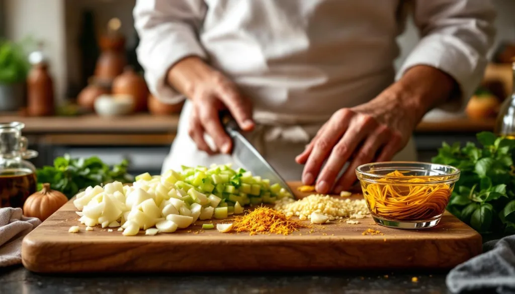 scopri il segreto dello chef: l'ingrediente speciale per rendere il soffritto ancora più saporito e esaltare ogni piatto con gusto autentico.